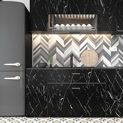 Luxury Black Marble Peel & Stick Wallpaper