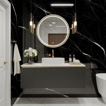 Luxury Black Marble Peel & Stick Wallpaper